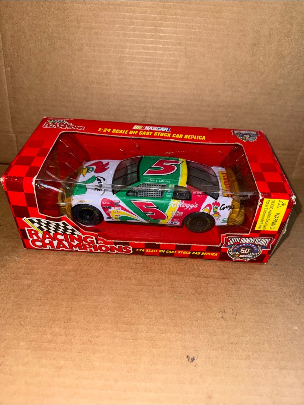 NASCAR #5 Terry Labonte Kellogg's 1998 Monte Carlo BANK 50th anniversary Car G2
